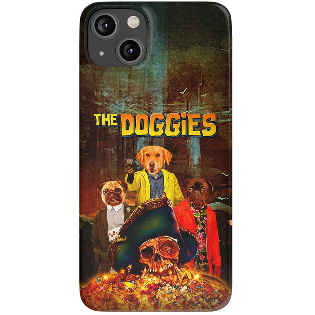 &#39;The Doggies&#39; Personalized 3 Pet Phone Case