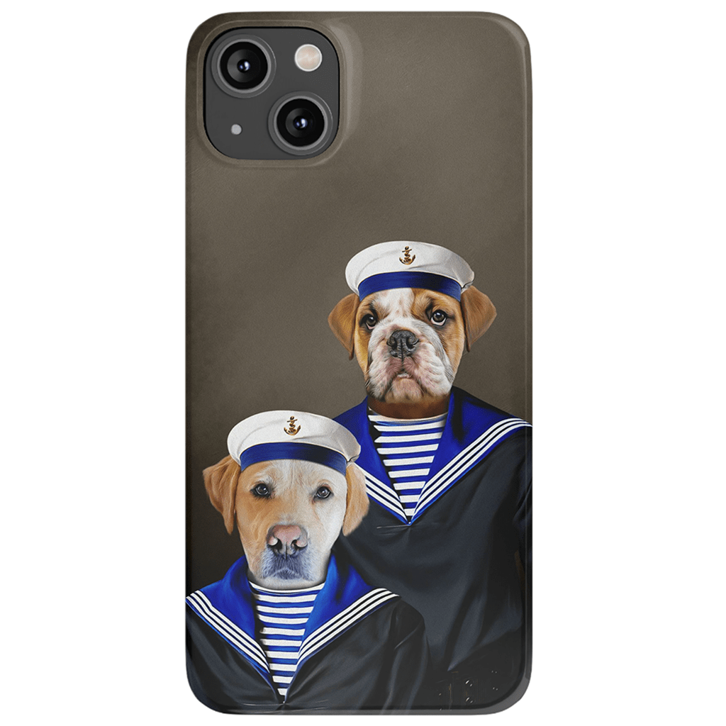 &#39;The Sailors&#39; Personalized 2 Pet Phone Case