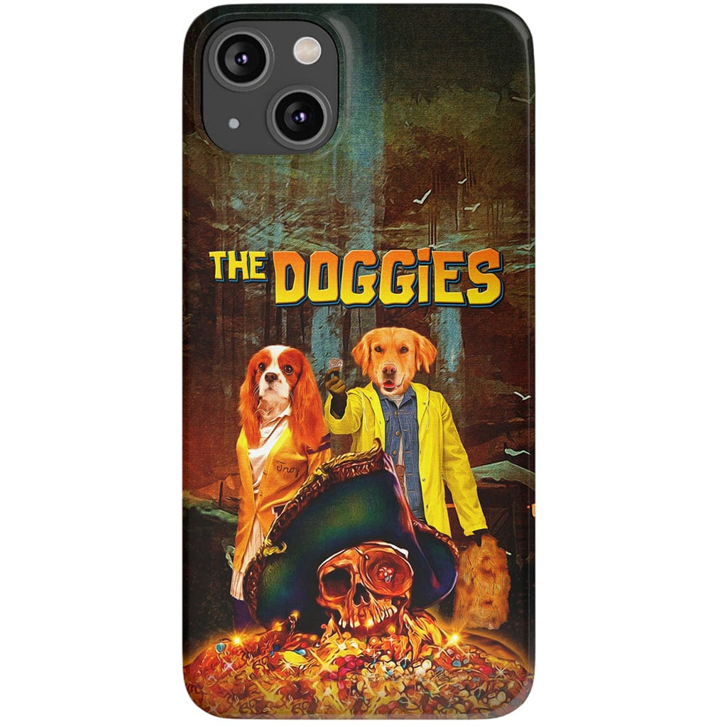 &#39;The Doggies&#39; Personalized 2 Pet Phone Case