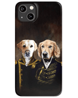 'The Admiral and the Captain' Personalized 2 Pet Phone Case