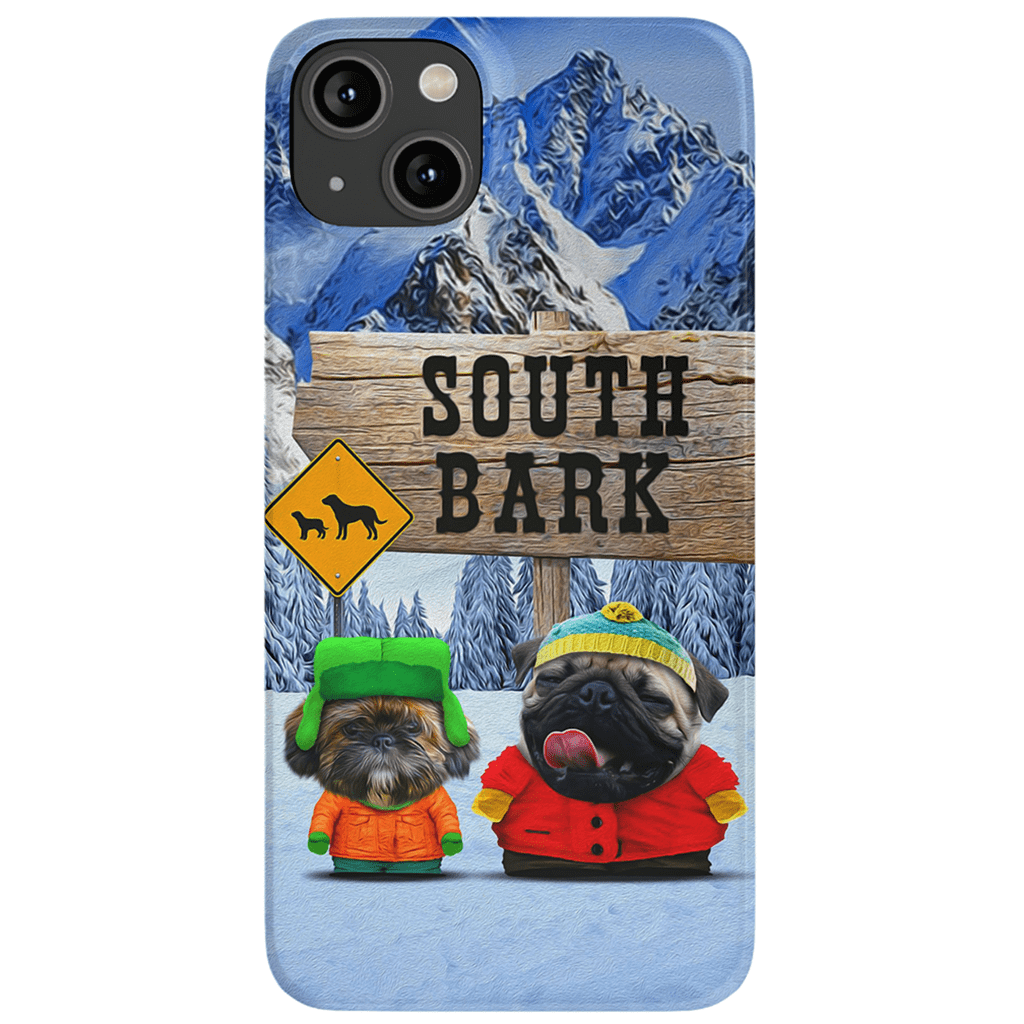 &#39;South Bark&#39; Personalized 2 Pet Phone Case