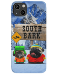 'South Bark' Personalized 2 Pet Phone Case