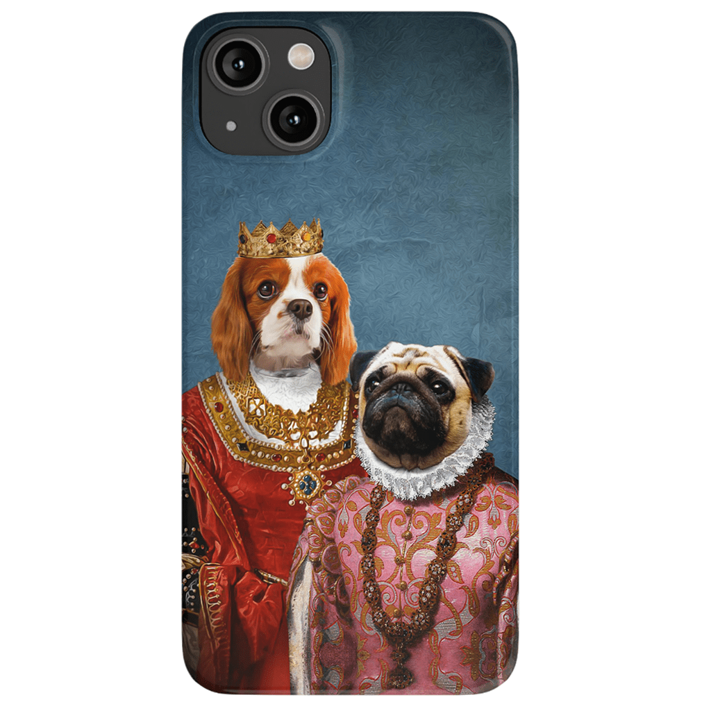 &#39;Queen and Archduchess&#39; Personalized 2 Pet Phone Case