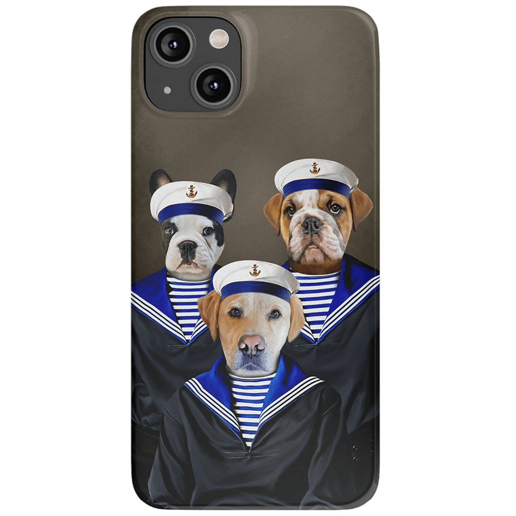 &#39;The Sailors&#39; Personalized 3 Pet Phone Case