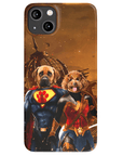 'Superdog & Wonder Doggette' Personalized 2 Pet Phone Case