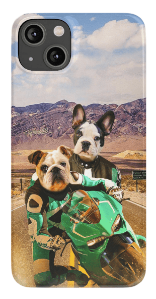 &#39;Kawadawgi Riders&#39; Personalized 2 Pet Phone Case