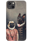 Funda personalizada para teléfono con 2 mascotas 'Duque y Archiduquesa'