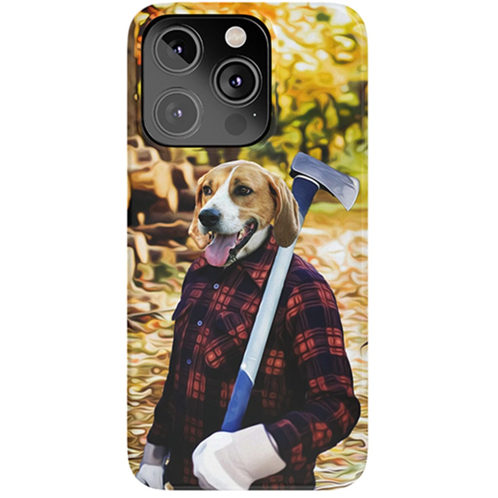 &#39;The Lumberjack&#39; Personalized Phone Case