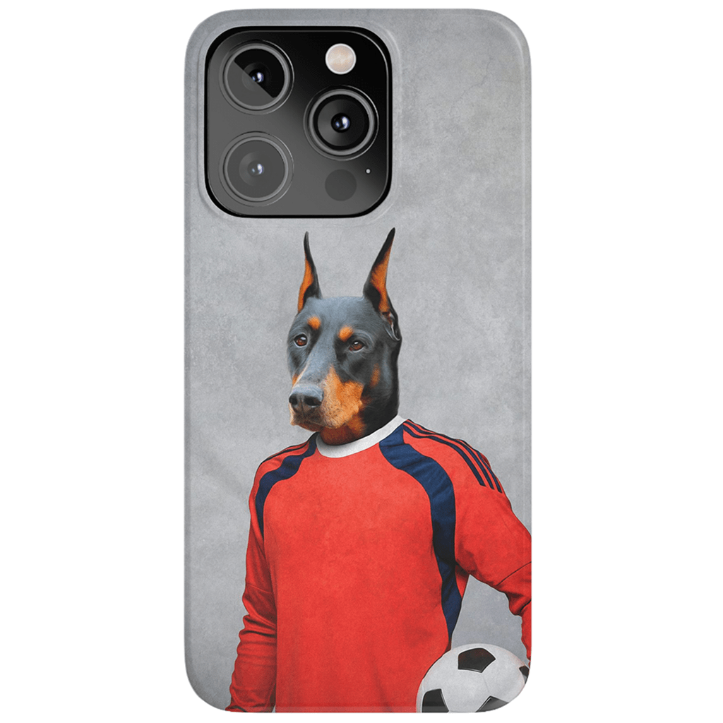 &#39;The Soccer Goalie&#39; Personalized Phone Case