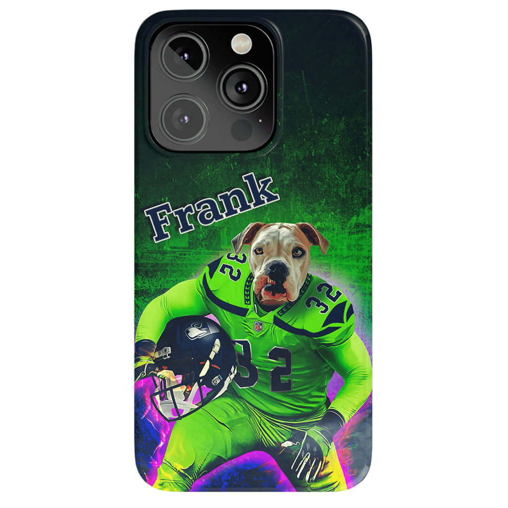 &#39;Seattle Doggos&#39; Personalized Dog Phone Case