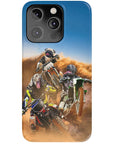 'The Motocross Riders' Personalized 3 Pet Phone Case