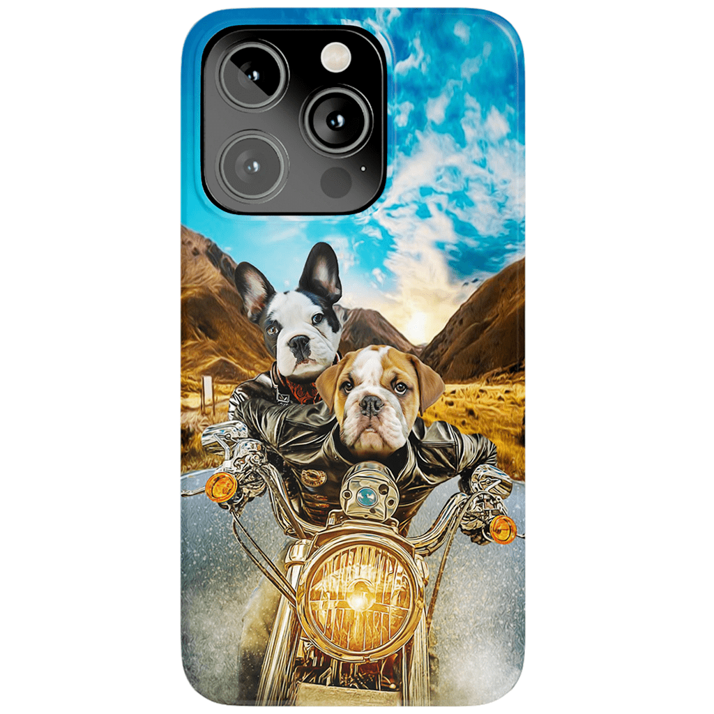 &#39;Harley Wooferson&#39; Personalized 2 Pets Phone Case