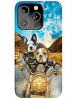 'Harley Wooferson' Funda para Móvil Personalizada con 2 Mascotas