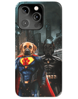 'Superdog & Batdog' Personalized 2 Pet Phone Case