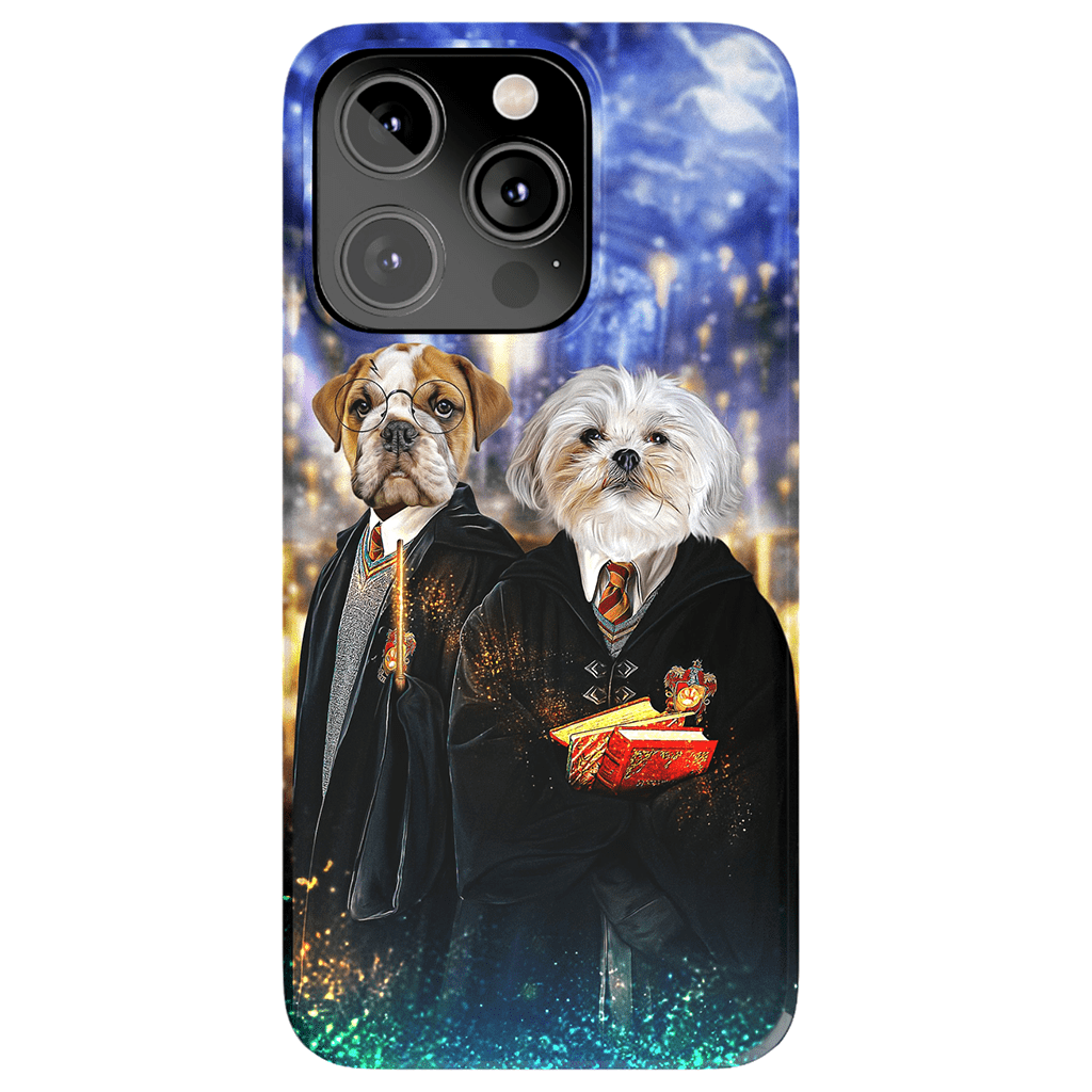 &#39;Harry Doggers 2&#39; Funda personalizada para teléfono con 2 mascotas