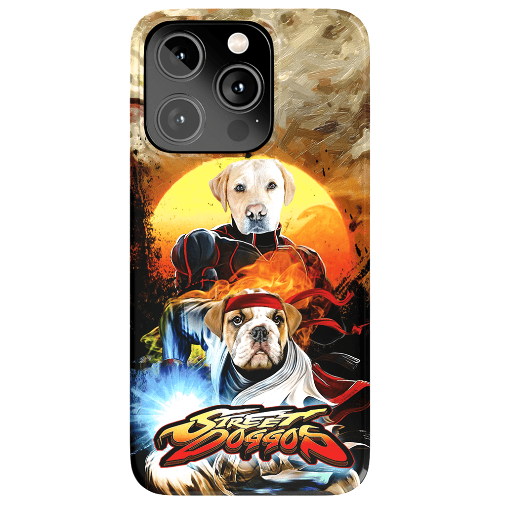 &#39;Street Doggos&#39; Personalized 2 Pet Phone Case