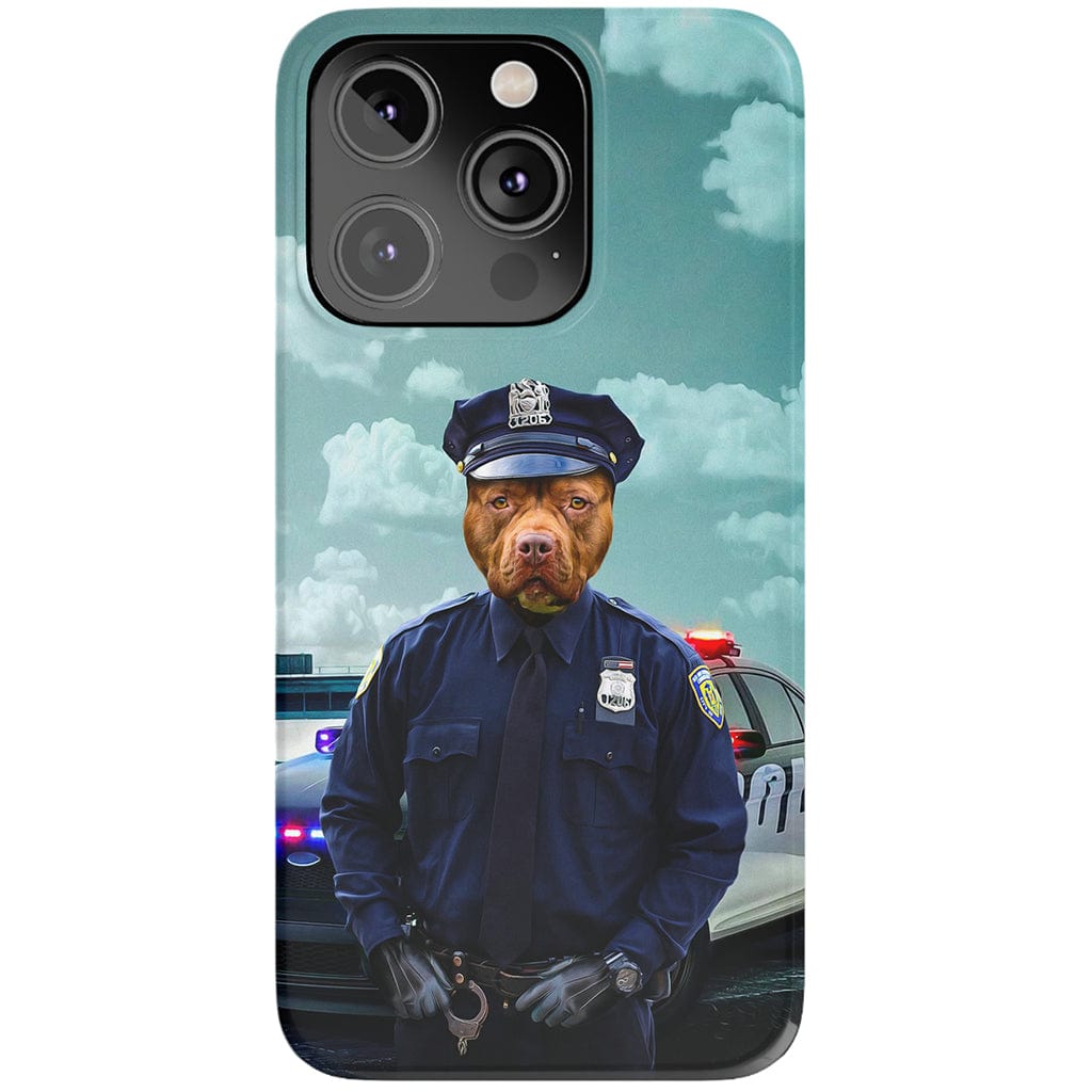 &#39;The Police Officer&#39; Personalized Phone Case