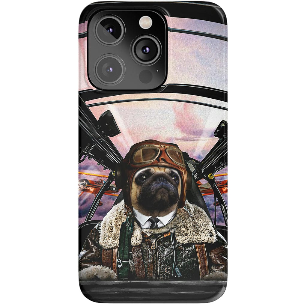 &#39;The Pilot&#39; Personalized Phone Case