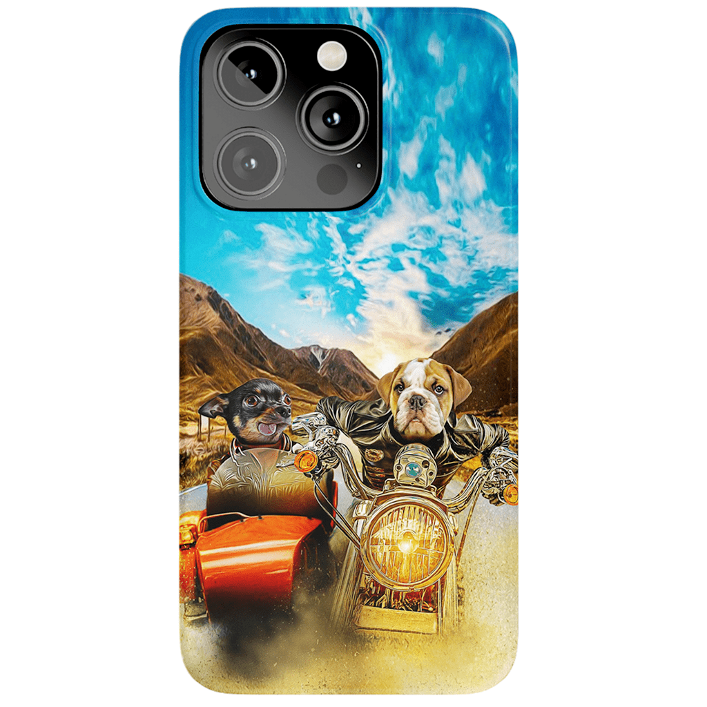 &#39;Harley Wooferson&#39; Personalized 2 Pets Phone Case