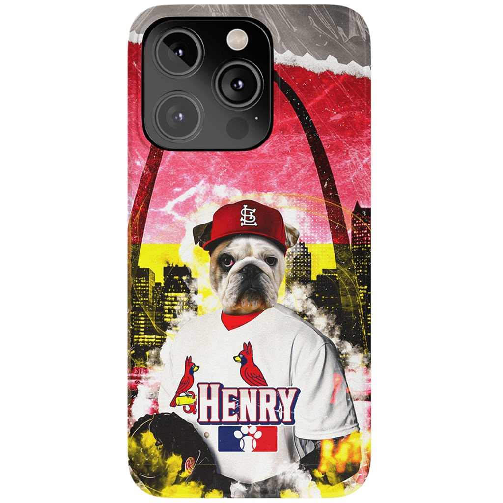 &#39;St. Louis Cardipaws&#39; Personalized Phone Case