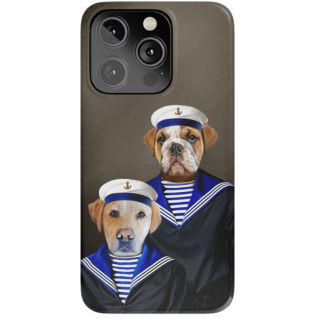 &#39;The Sailors&#39; Personalized 2 Pet Phone Case