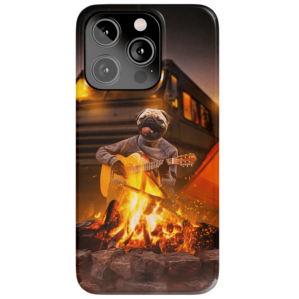 &#39;The Camper&#39; Personalized Phone Case