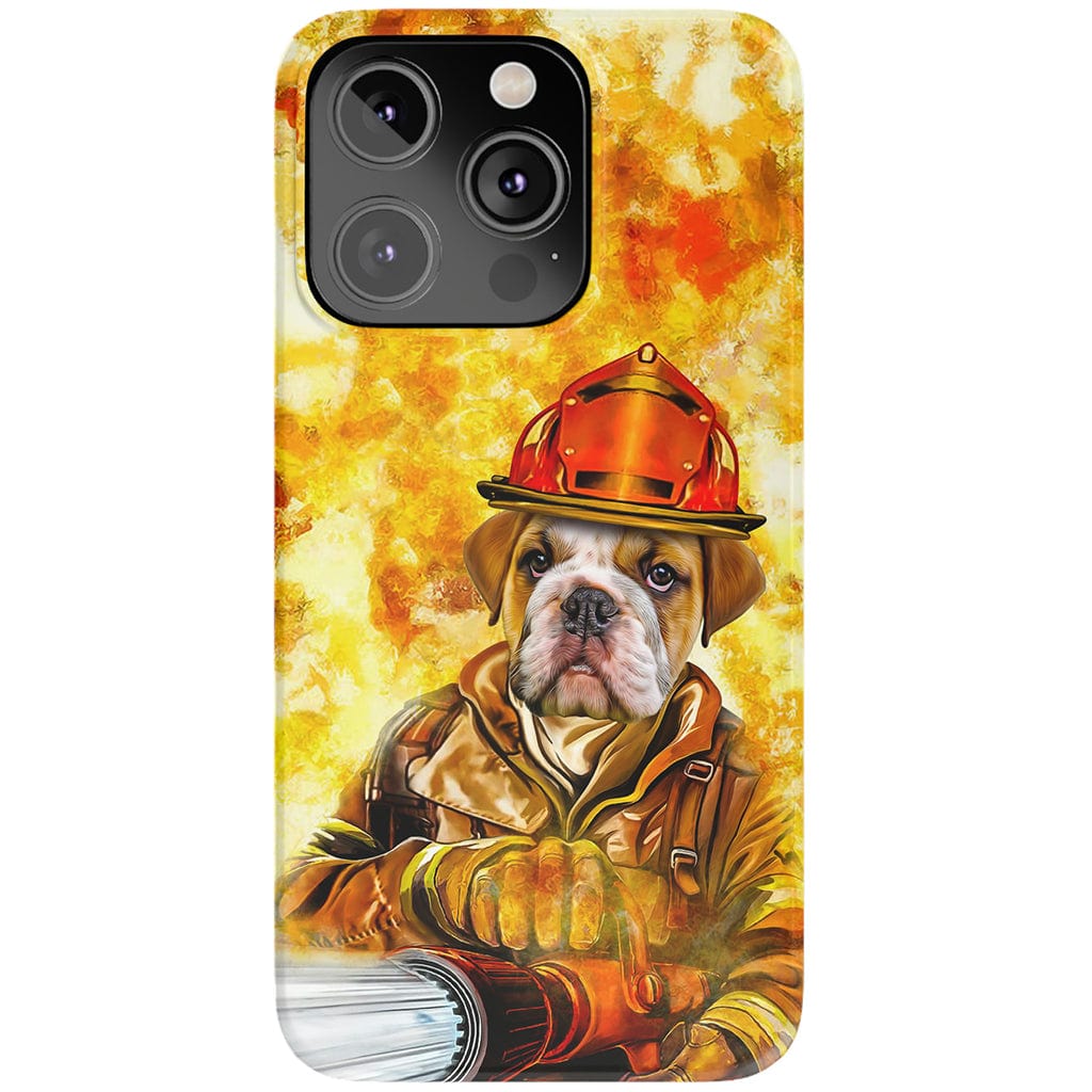 &#39;The Firefighter&#39; Personalized Phone Case