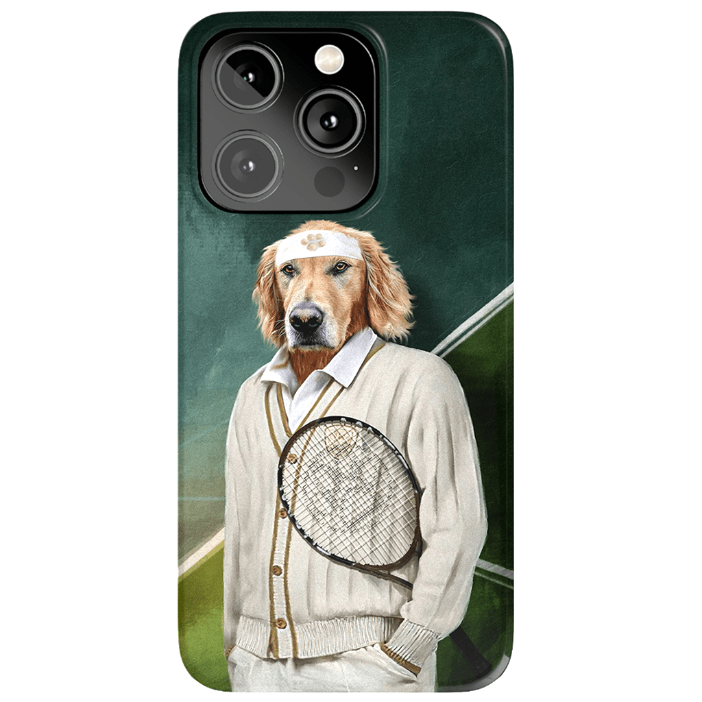 Funda para móvil personalizada &#39;Jugador de tenis&#39;