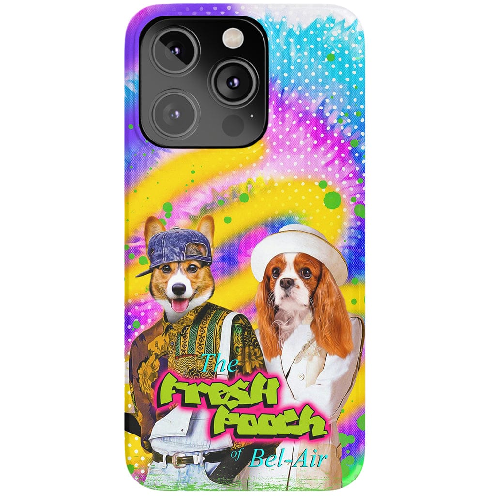 Funda personalizada para teléfono con 2 mascotas &#39;The Fresh Pooch&#39;