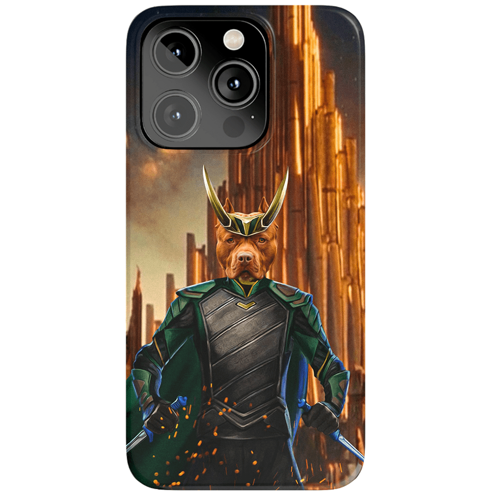 &#39;Loki Doggo&#39; Personalized Phone Case