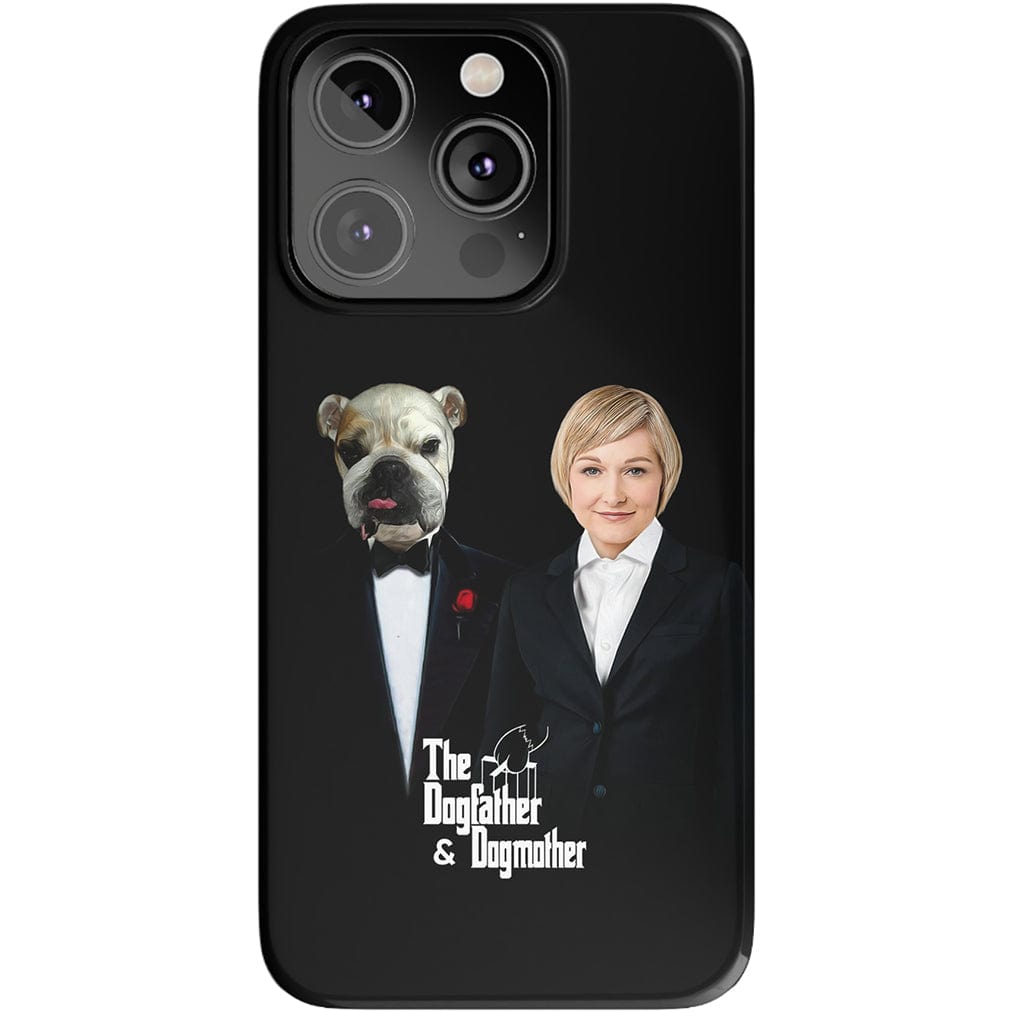 &#39;The Dogfather &amp; Dogmother&#39; Personalized Pet/Human Phone Case