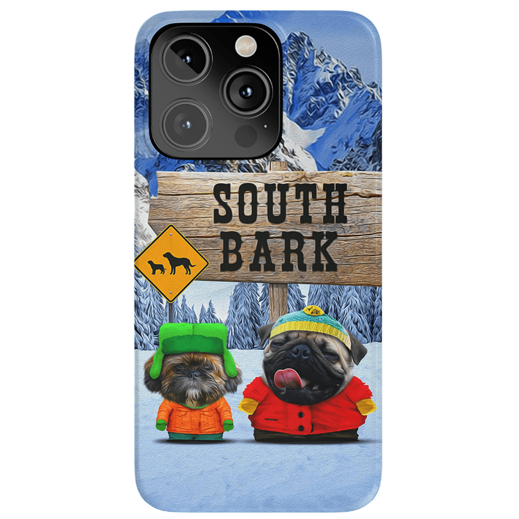 &#39;South Bark&#39; Personalized 2 Pet Phone Case