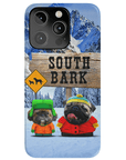 'South Bark' Personalized 2 Pet Phone Case