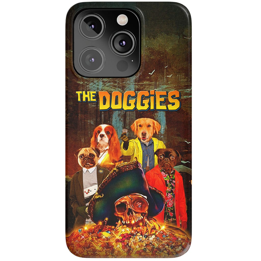 &#39;The Doggies&#39; Personalized 4 Pet Phone Case