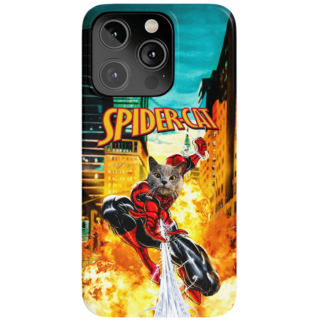 &#39;SpiderCat&#39; Personalized Phone Case