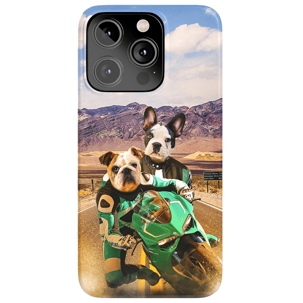 &#39;Kawadawgi Riders&#39; Personalized 2 Pet Phone Case