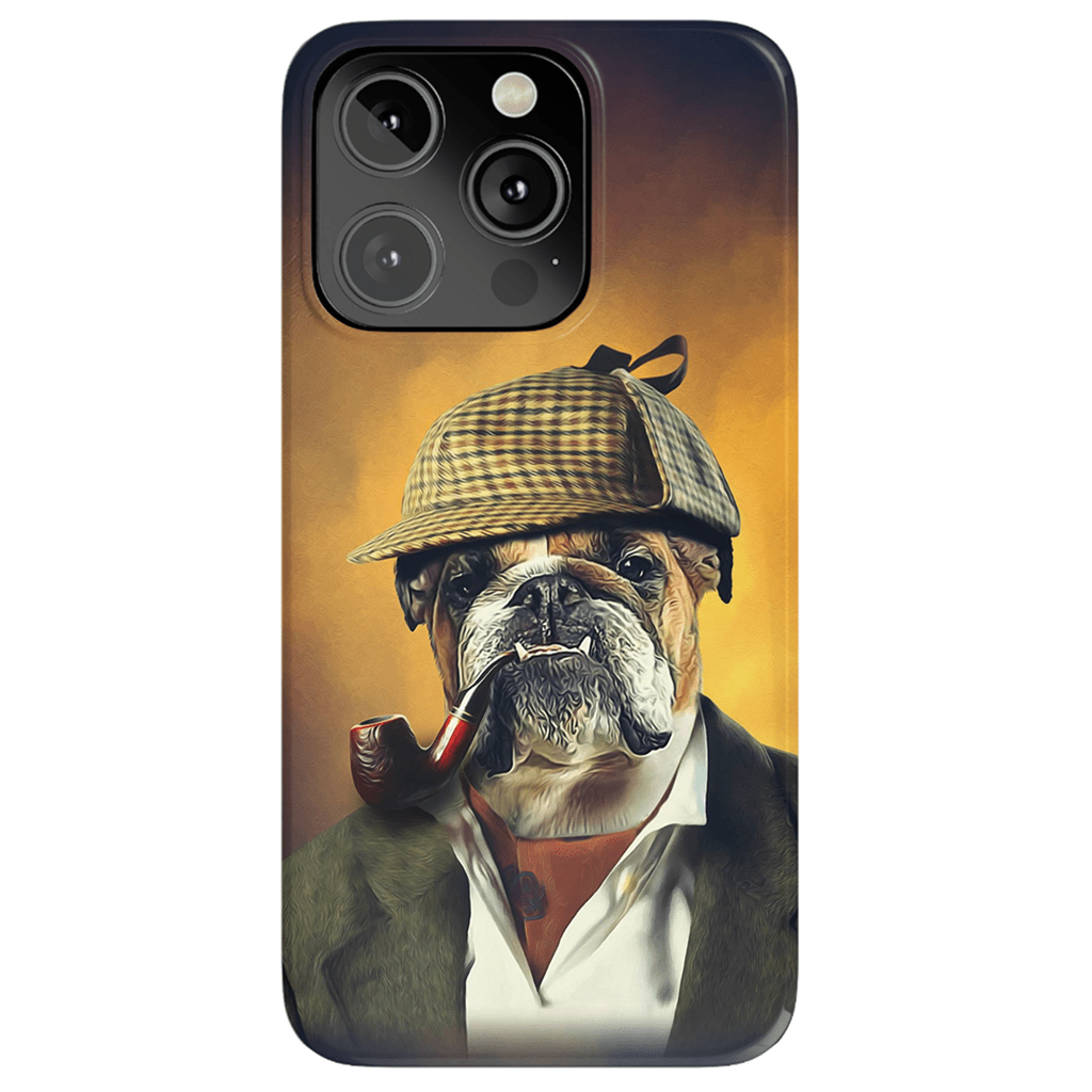 &#39;Sherlock Doggo&#39; Personalized Phone Case