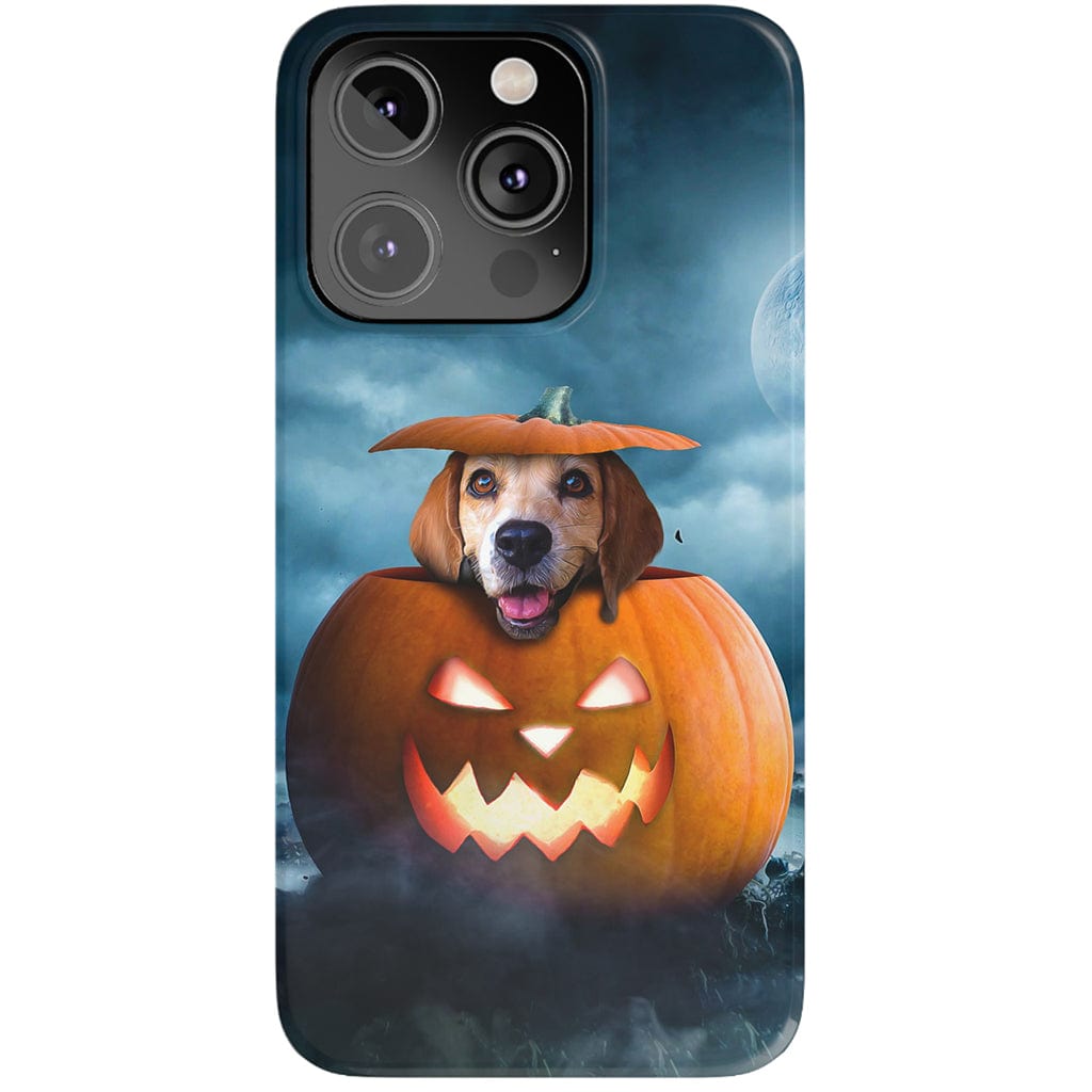 &#39;The Pawmpkin&#39; Personalized Phone Case