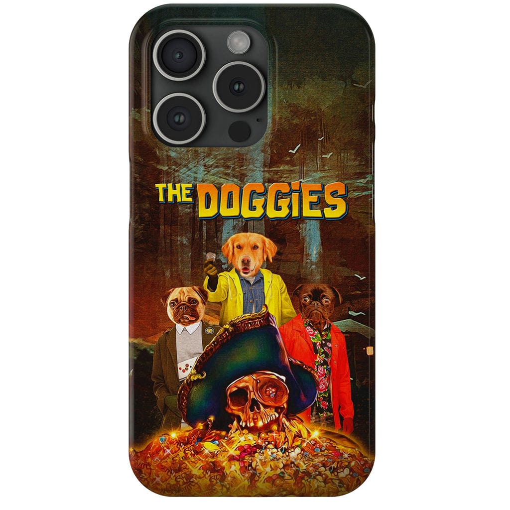 &#39;The Doggies&#39; Personalized 3 Pet Phone Case