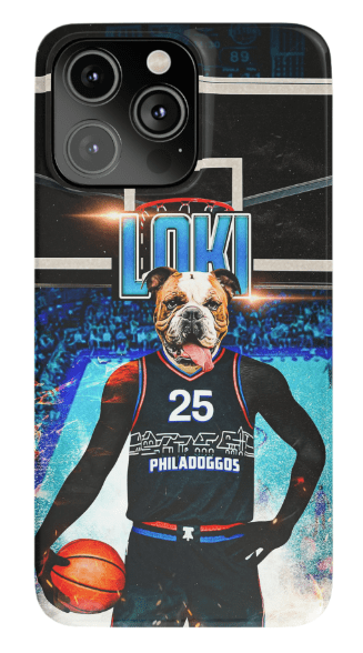 &#39;Philadoggos 76ers&#39; Personalized Phone Case