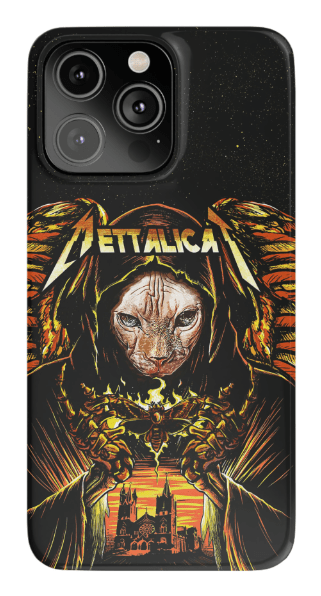 &#39;Mettalicat&#39; Personalized Phone Case