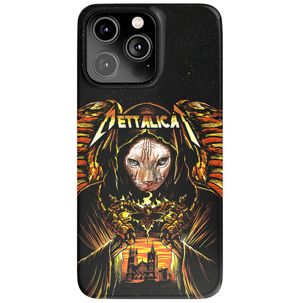 &#39;Mettalicat&#39; Personalized Phone Case