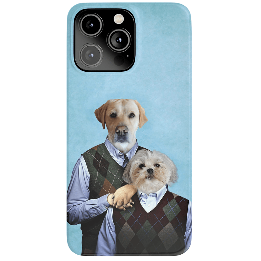 &#39;Step-Doggos&#39; Funda personalizada para teléfono con 2 perros