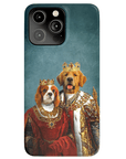 'King and Queen' Personalized 2 Pets Phone Case