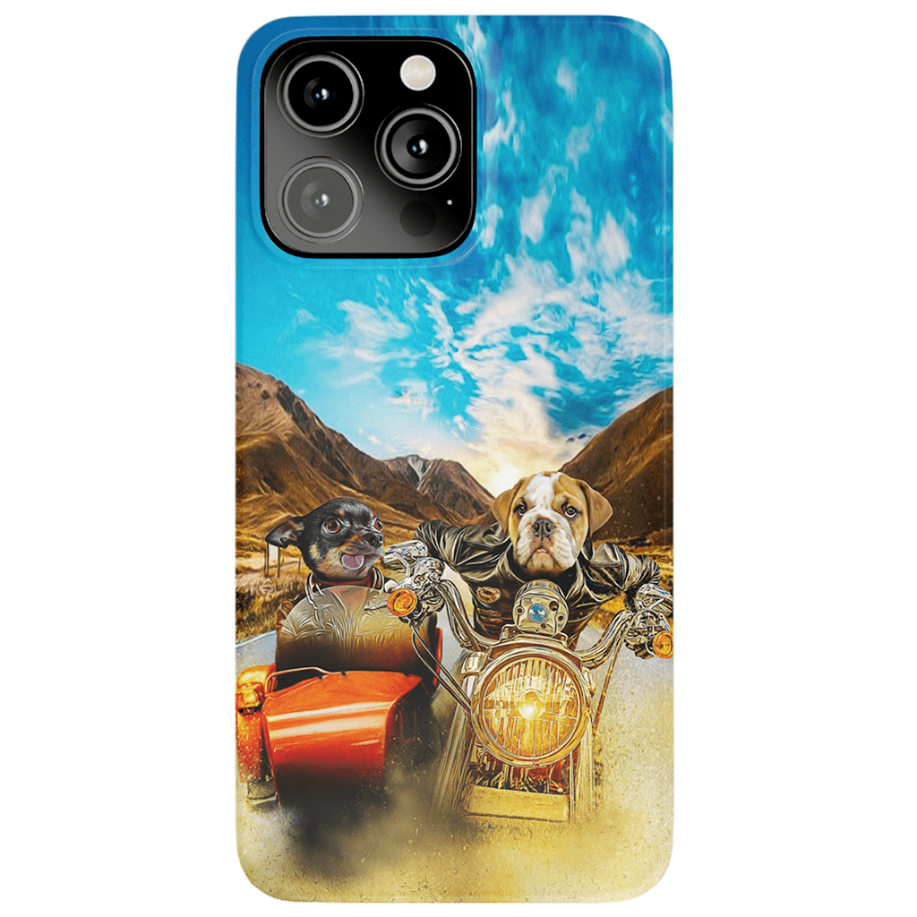 &#39;Harley Wooferson&#39; Personalized 2 Pets Phone Case