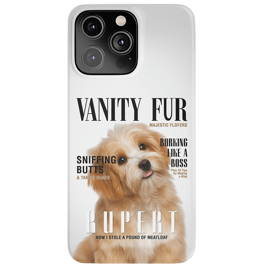 &#39;Vanity Fur&#39; Personalized Phone Case