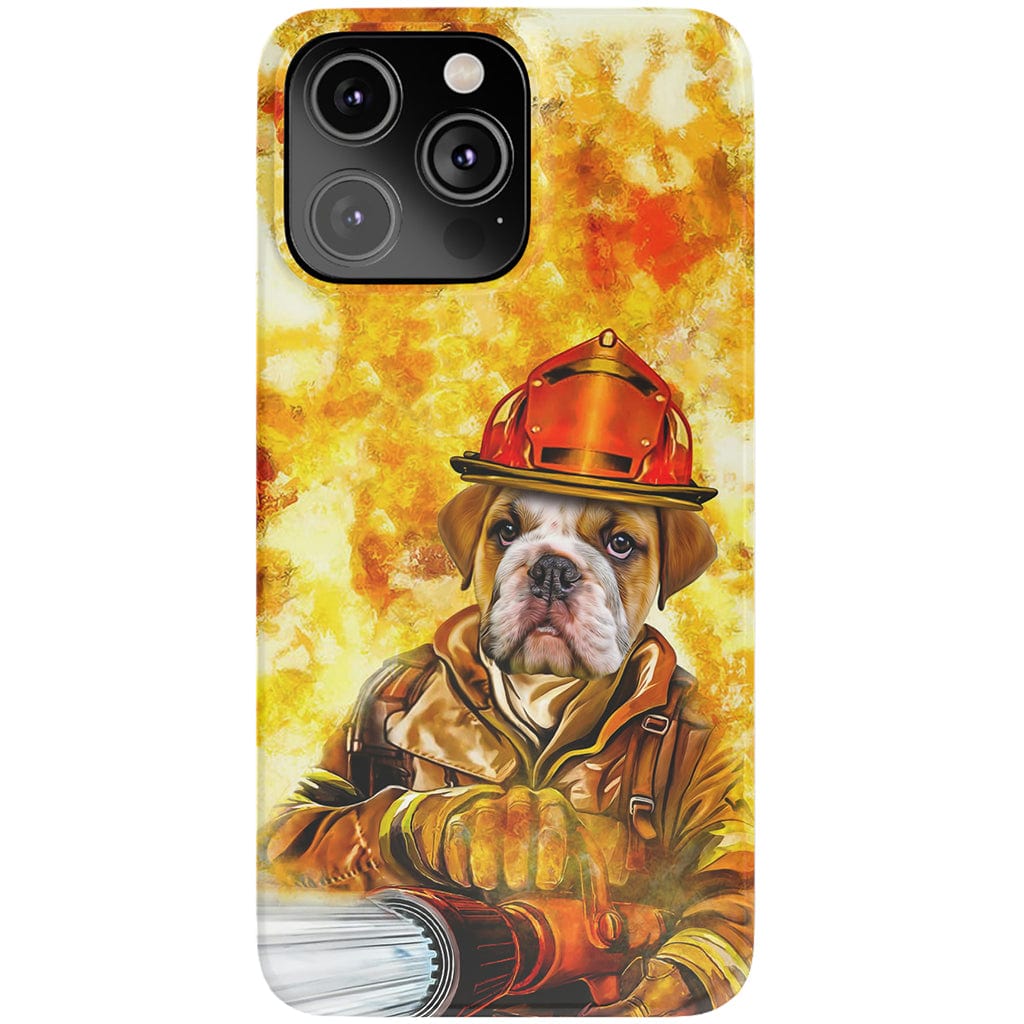 &#39;The Firefighter&#39; Personalized Phone Case