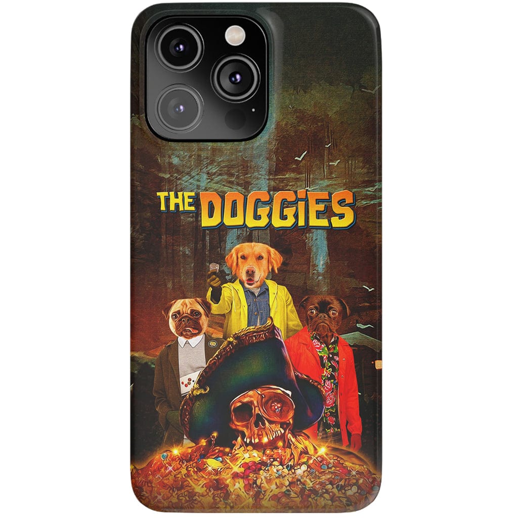 &#39;The Doggies&#39; Funda personalizada para teléfono con 3 mascotas