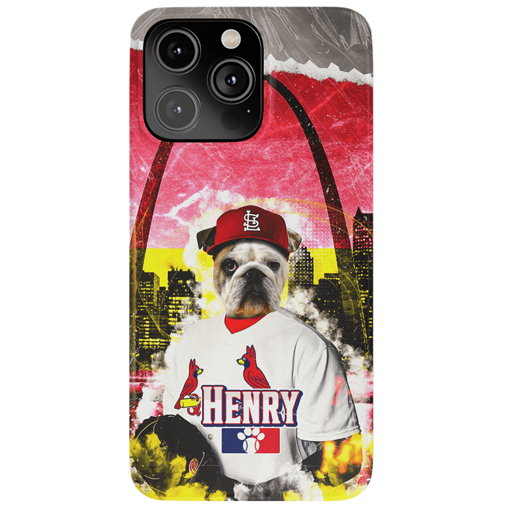 &#39;St. Louis Cardipaws&#39; Personalized Phone Case