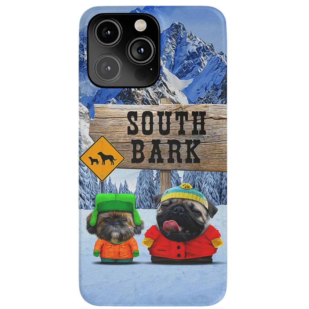 &#39;South Bark&#39; Personalized 2 Pet Phone Case